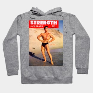 STRENGTH & HEALTH Glenn Bishop - Vintage Physique Muscle Male Model Magazine Cover Hoodie